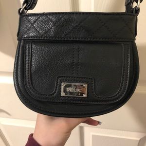 Black Saddle Crossbody